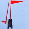 Bandera de Bicicleta de PVC para Niños Empalmada para Actividades Publicitarias, Plegable e Imprimible con Logo