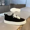 Zapatillas de Cuero Esmerilado de Lujo Ligero para Hombre Otoño 2023 Nuevo Diseño de Nicho de Moda Versátiles con Costuras de Coche Zapatillas Casuales