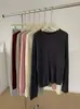 Suéter de punto sin costuras, nuevo jersey holgado estilo coreano para otoño/invierno, color liso, casual, versátil y perfecto como capa interior