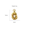 Collar Colgante Rompecabezas Estilo Simple Ins Europeo y Americano Pareja Elegante Versátil Acero Inoxidable Joyería para Hombres y Mujeres Envío Directo