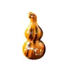 Colgante de calabaza de siete estrellas de madera alcanzada por un rayo, tallado a mano, trae riqueza y buena fortuna, llavero de madera, una artesanía para la paz y la protección