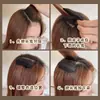 Almohadillas Voluminizadoras Invisibles para Raíz del Cabello para Cabezas Planas, Pelucas para Coronilla Alta, Pinzas para el Cabello para la Parte Posterior de la Cabeza, Accesorios para el Cabello para Mujer