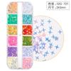 Estrella de cuatro esquinas de 3 mm para decoración de uñas doradas, lentejuelas, joyería, brillo, maquillaje de ojos, parche para uñas, brillo, cristal relleno de barro.
