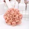 Bolas de Baño Colgantes, Esponja de Baño, Bola de Baño Exfoliante, Bola de Flor de Baño, Herramienta para Frotar la Espalda para Niñas, Gadget de Baño Espumoso, Bola de Flor de Baño