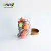 Pote Selado para Alimentos 510ml Calibre 75 Garrafa Plástica Transparente Pote com Embalagem Fácil de Abrir Chá Aromatizado Biscoito Pote Plástico