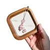 Colgante Mini de Cristal de Gama Alta Cadena de Memoria USB Rosa Cadena de Teléfono Exquisita de Nicho Pulsera de Amuleto de Buena Suerte