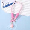 Lanyard para Celular Chaveiro Pingente Estrela Fofa Minimalista Corda Trançada Color-Blocking DIY Acessório Universal Portátil Anti-Perda