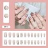Uñas Portátiles Estilo Pequeña Fragancia de Lujo Ligero, Pegatinas de Uñas Postizas de Gama Alta, Uñas Removibles, Manicura de Temperamento, Uñas Portátiles al por Mayor