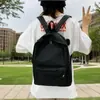 Mochila Estilo Coreano Simple Gran Capacidad Mochila Harajuku Estudiante de Secundaria Estudiante Universitario Mochila de Preparatoria Hombres Estudiante de Preparatoria Duradera