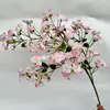 Arreglo de Flores Artificiales de Flor de Cerezo de 37 Piezas, Ramo de Flores Silvestres, Arreglo Floral para Bodas, Pared de Flores, Flores Falsas Decorativas de Alta Calidad para Decoración del Hogar
