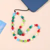 Cuentas como Joyería Nueva Cadena Navideña para Teléfono Móvil Accesorios de Joyería DIY Cuerda Navideña de Arcilla Blanda para Teléfono Móvil Mano con Cuentas Hecha a Mano