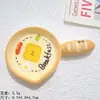 Sartén de Dibujos Animados Accesorios de Cocina de Resina Pegamento de Crema DIY Venta al por Mayor Adornos para Casa de Muñecas Juguete de Comida Colgante de Bolsa Sorpresa Material