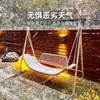 Silla Mecedora Colgante Casual para Balcón de Villa Silla Mecedora de Ratán para Terraza Jardín Silla Colgante de Ratán para Hotel al Aire Libre B&B Celebridad de Internet