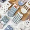 Calcetines de dibujos animados nuevos de primavera y verano para mujer, calcetines náuticos de estilo académico, calcetines invisibles de boca baja, calcetines de comercio exterior japoneses