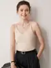 [100% Cachemir] Camisola de punto V ultra suave de cachemir puro, perfecta como capa base o para llevar sola