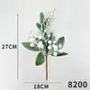 Arranjo de Flores com Estacas de Pinha e Ginkgo de Natal Decorações de Natal Decoração de Árvore de Natal Enfeites para Arranjo de Flores Flores Artificiais