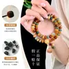 Pulseira de Contas de Ábaco de Dunhuang com Sementes de Bodhi Pulseira de Contas de Oração de Círculo Duplo para Mulheres Atacado Dunhuang Transfronteiriço