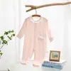 Ropa de Bebé Verano Clase a Pelele de Bebé Sin Costuras Ropa para Bebé Anyang Traje Delgado para Aire Acondicionado Traje para Gateo de Bebé Moderno