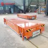 Vehículo Plano Eléctrico de Baja Tensión Alimentado por Rieles, Oruga de Paso Elevado de Doble Vía, Carrito Plataforma de Carga Montado en Rieles Controlado Remotamente