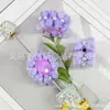 Popular Transfronteiriça Artificial Camada Dupla Rosa Borda de Pérola Oval Furo Reto Contas DIY Corrente para Celular Corrente para Chaveiro Acessórios