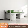 Equipamento Padrão de Acampamento Cama de Solteiro Dupla Unidade de Beliche Estrutura de Ferro Cama de Dormitório de Funcionários Armário Interno Cama Acima da Mesa Abaixo da Mesa Mesa de Estudo e Cadeira