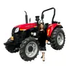 Tractor agrícola de tracción en las cuatro ruedas Dongfanghong LX904 transportador todoterreno con cultivador rotatorio y arado