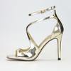2026 Comércio Exterior Transfronteiriço Sapatos Sexy de Salto Alto Cor Nude com Tiras, Sapatos Estilo Romano, Saltos Finos Pretos, Sandálias de Uma Tira com Biqueira Aberta para Mulheres