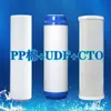Purificador de água elemento filtrante universal conjunto cinco níveis 10 polegadas purificador de água doméstico algodão pp carvão ativado conjunto completo de três níveis de elementos filtrantes