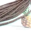 Vidrio de cristal multicolor 6*4mm color sólido columna corta barril pequeño cuentas cuentas de barril de vidrio color verde oscuro accesorios para joyería con cuentas DIY
