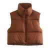 Jaqueta puffer de inverno feminina com gola alta, estilo novo, popular na Amazon para e-commerce transfronteiriço na Europa e América