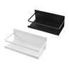 Estante de almacenamiento de cocina transfronterizo, estante lateral para refrigerador, estante multifuncional para condimentos sin perforaciones, organizador de arte en hierro