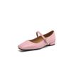 Sapatos de Salto Baixo Mary Jane Estilo Chanel para Mulheres Francesas, Sapatos de Salto Quadrado Loafers, Coleção Nova Primavera e Outono 2026, Tamanhos 32-43, Sapatos de Exportação