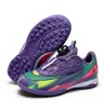 Zapatos de Fútbol Infantiles con Hebilla Giratoria para Niños y Niñas, Transpirables Profesionales con Tacos TF para Entrenamiento y Competición, Venta al por Mayor