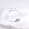 Pulsera Árbol de la Vida de Plata Esterlina 925 para Mujer, Diseño Nicho, Joyería Árbol de la Paz Calada de Venta Caliente en Amazon Transfronterizo