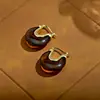 Aretes de Lóbulo Aros de Oreja Estilo Retro Chic Meilade Lujo Ligero Simples Artísticos Frescos Sentido de Alta Gama Pendientes de Diseño de Nicho