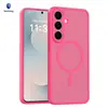 Funda para teléfono Samsung S26 Ultra con sensación de piel, aplicable transfronteriza, funda magnética S26fe con orificios de precisión, cubierta protectora anti-caídas S25u