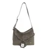 Bolsa Retrô de Grande Capacidade Estilo Coreano 2025 Nova Moda Bolsa Tote de Alto Valor Textura Bolsa de Ombro Diária para Mulheres