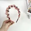 Diadema de Organza Degradada Trenzada para el Cabello Ligera Estilo Hada Femenino Antideslizante para Mechones Rebeldes Versátil para Salidas Fotos Accesorios para el Cabello