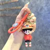 Figuras Creativas de Anime, Llavero Lindo de Dibujos Animados One Piece Luffy, Colgante de Zoro, Pequeños Regalos para Máquinas de Garra de Centro Comercial