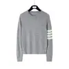 TB Otoño Nuevo Mujer 100% Lana Casual Tejido Delgado Camiseta Base Lana Merino Cuello Redondo Manga Larga