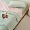 Colcha de Verão Classe A com Tema de Melancia, Colcha de Ar Condicionado de Seda Gelada para Refrescar no Verão, Colcha de Verão Lisa, Colcha Fina Lavável à Máquina para o Verão