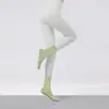 Meias de Yoga com Dedos Separados, Meias Antiderrapantes Femininas para Outono e Inverno, Pilates, Treino, Esportes Internos, Fitness, Meias Longas com Ponta Dividida