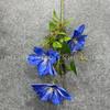 Flor de simulação de cor de primavera transfronteiriça sensação 3D 3 flor de clematis magnólia flor artificial decoração de casa refeição casamento flor de seda lote