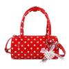 Bolsa Transversal Polka Dot da Moda para Mulheres 2025 Nova Moda Versátil Exquisite Bolsa de Mão Bolsa Cilíndrica