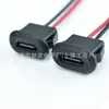 Conector hembra Tipo-C/LN-001-1 empotrado con cable, interfaz de entrada de carga para equipo detector portátil
