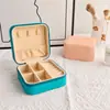 Caja de Joyería de Malla Lujosa Ligera para Viaje, Caja de Almacenamiento para Maquillaje, Anillos, Pendientes, Juguetes