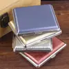 20 Estuche de Cigarrillos Grueso Metal Dibujado a Hilo Soporte para Cigarrillos Paquete Regular Grueso Resistente a la Presión Resistente al Sudor Portátil Estuche para Cigarrillos a Granel