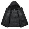 Ropa Gruesa Acolchada de Algodón con Tres Barras Nueva Otoño e Invierno 2024 Ropa Deportiva Holgada de Moda para Hombres Parejas Ropa Acolchada de Algodón con Capucha Transfronteriza para Hombres