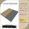 Versión Mejorada de Piso de Madera Plástica para Patios Exteriores y Jardines, Anticorrosivo, Impermeable, a Prueba de Humedad, Medición e Instalación en Todo el País Incluidas, Piso de Aluminio-Plástico