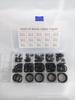 Suprimento de comércio exterior 200 Peças Caixa de reparo de anel de borracha Caixa de reparo de O-ring Kit de caixa de reparo de borracha nitrílica